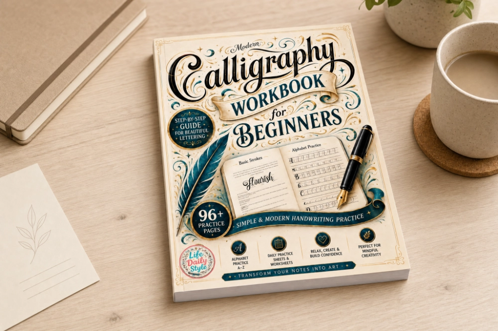 Modern Calligraphy Workbook for Beginners