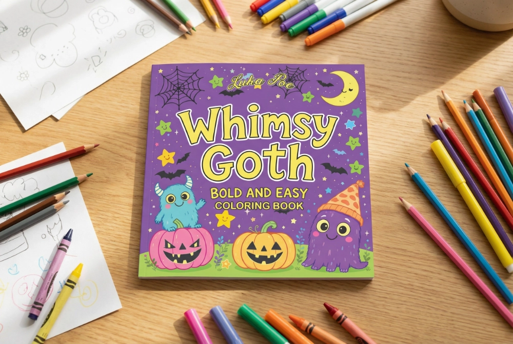 Whimsy Goth Coloring Book